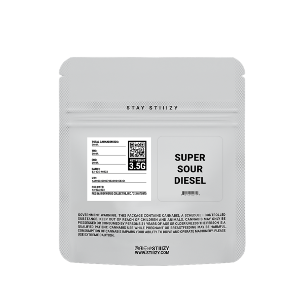 SUPER SOUR DIESEL WHITE MYLAR 3.5G
