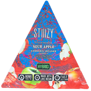 SOUR APPLE GUMMIES - 90MG