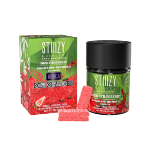 SOUR STRAWBERRY GUMMIES - 100MG