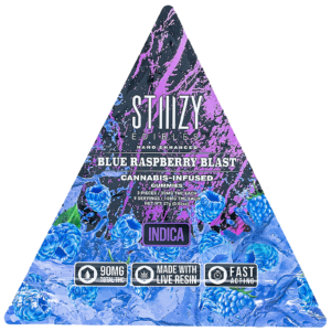 BLUE RASPBERRY BLAST GUMMIES - 90MG